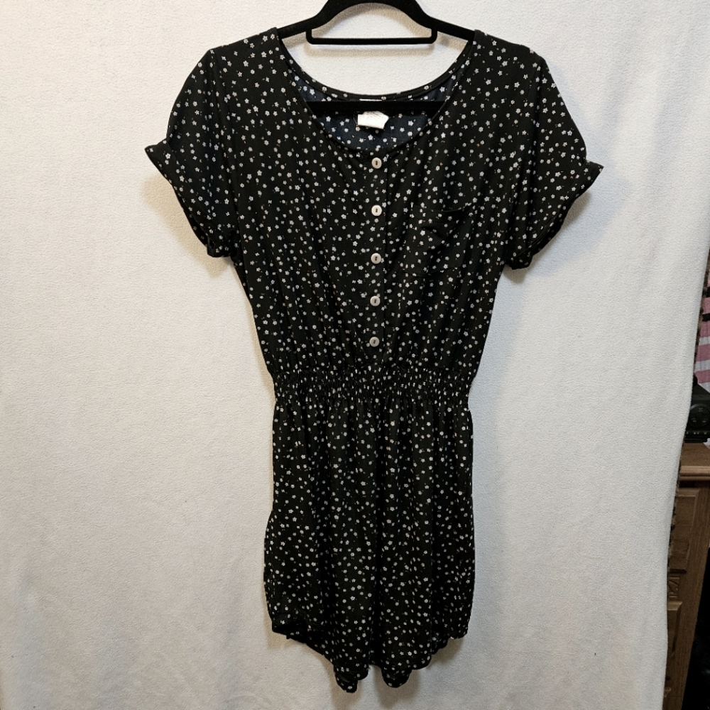 Vintage Ditzy Floral Print Dress